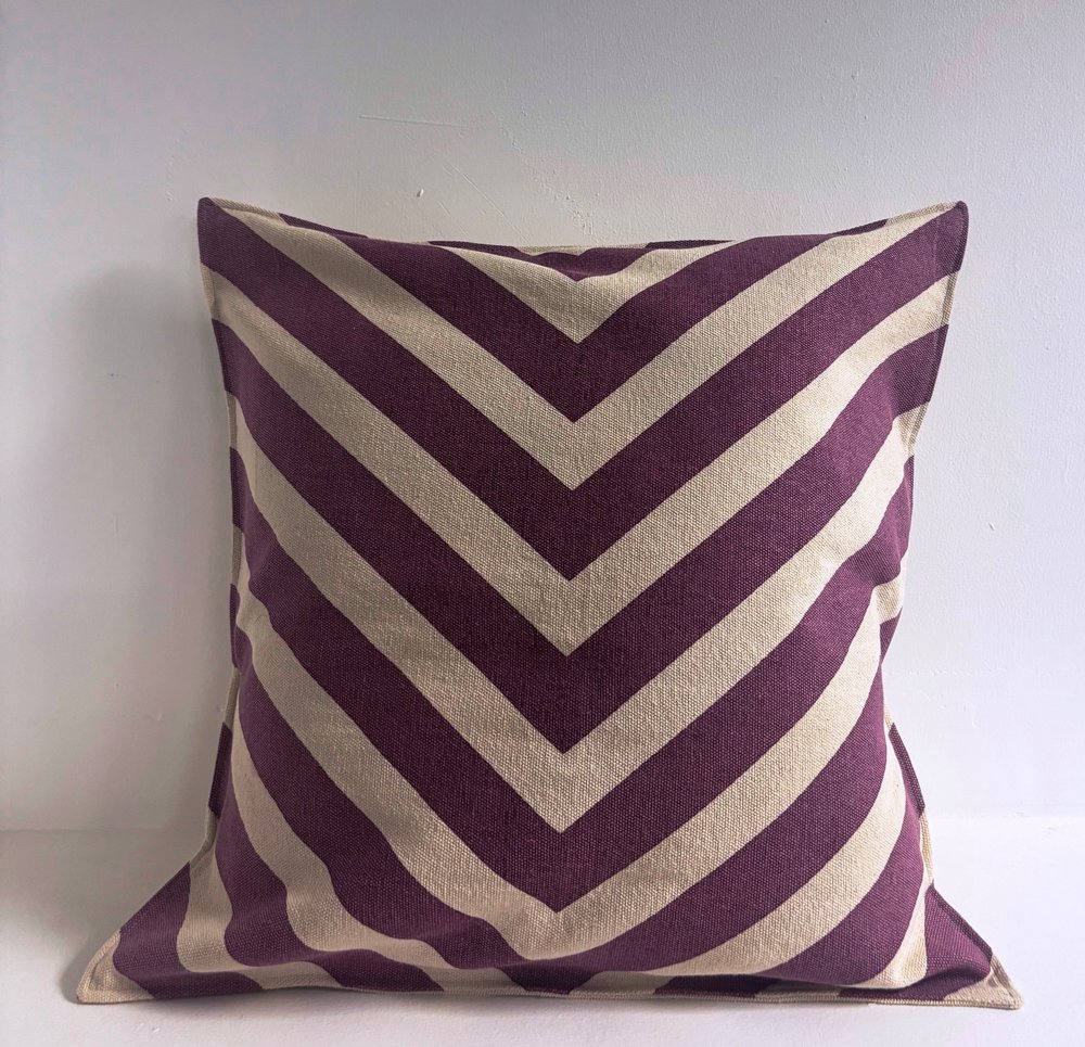 Large purple chevron