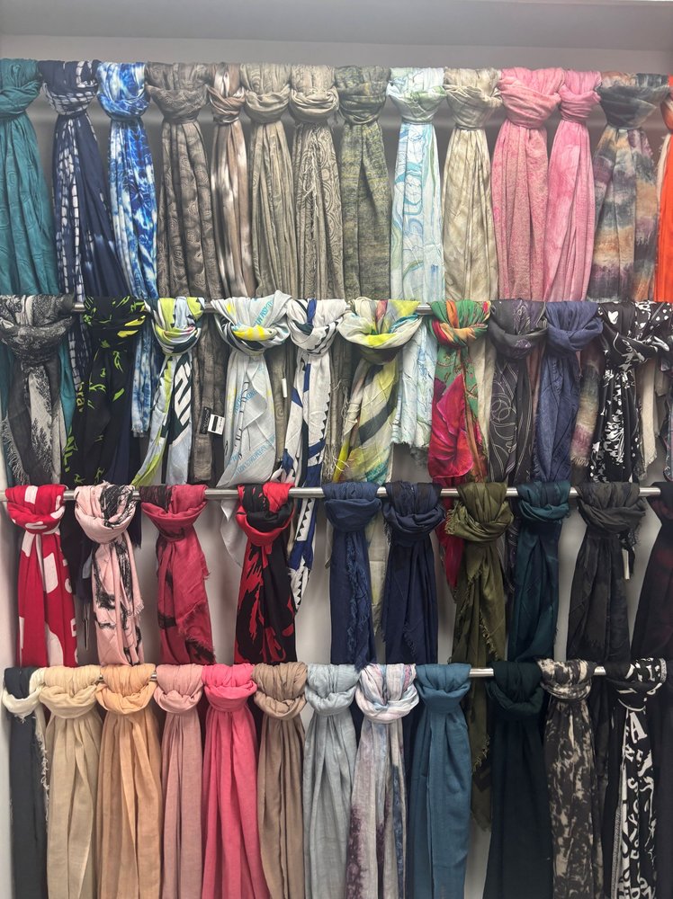 Scarves display