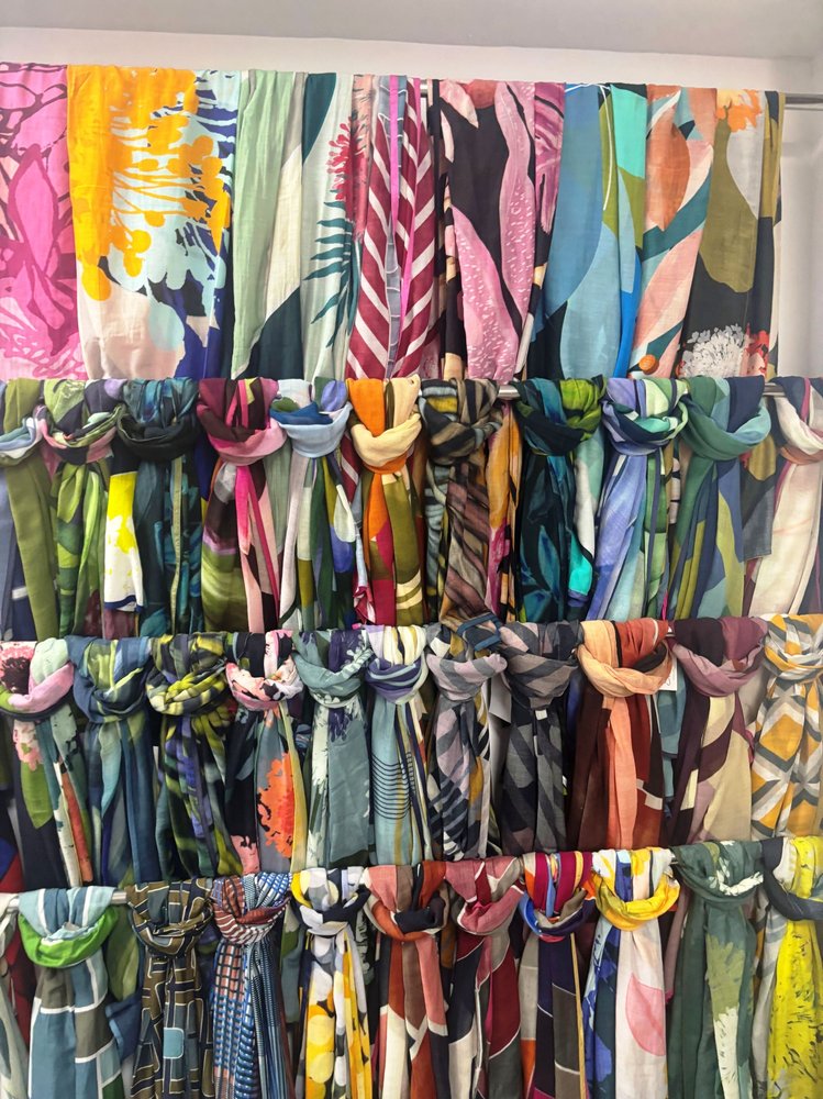 Patterned scarves
