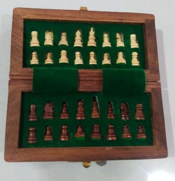 Wooden chess board