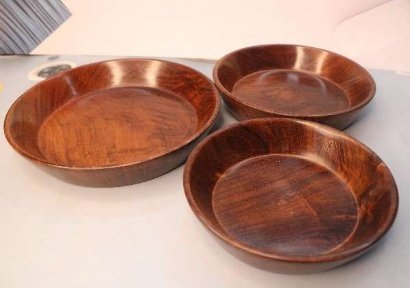 Wooden bowls set of 3